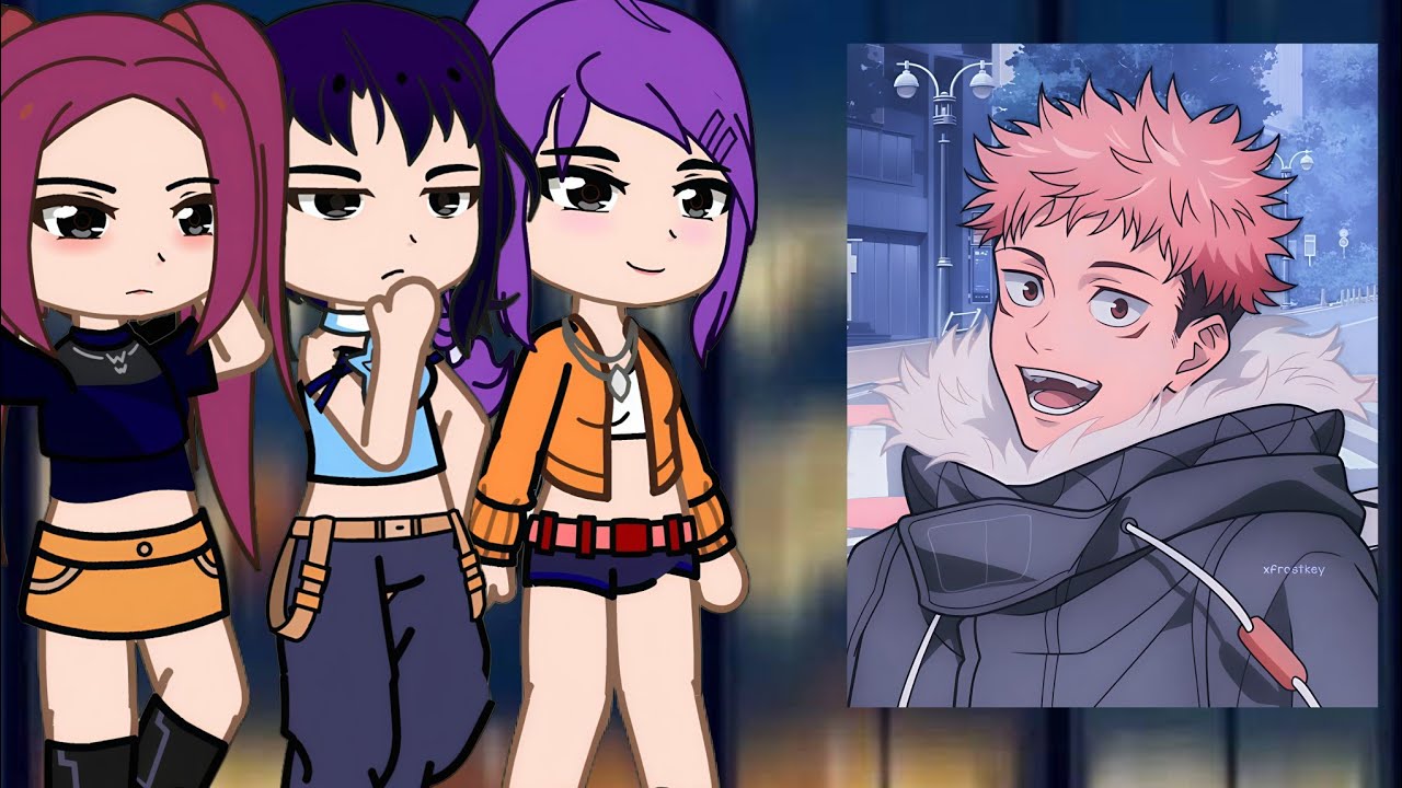 KPop Demon Hunters React To Yuji itadori/Sukuna || Gacha React