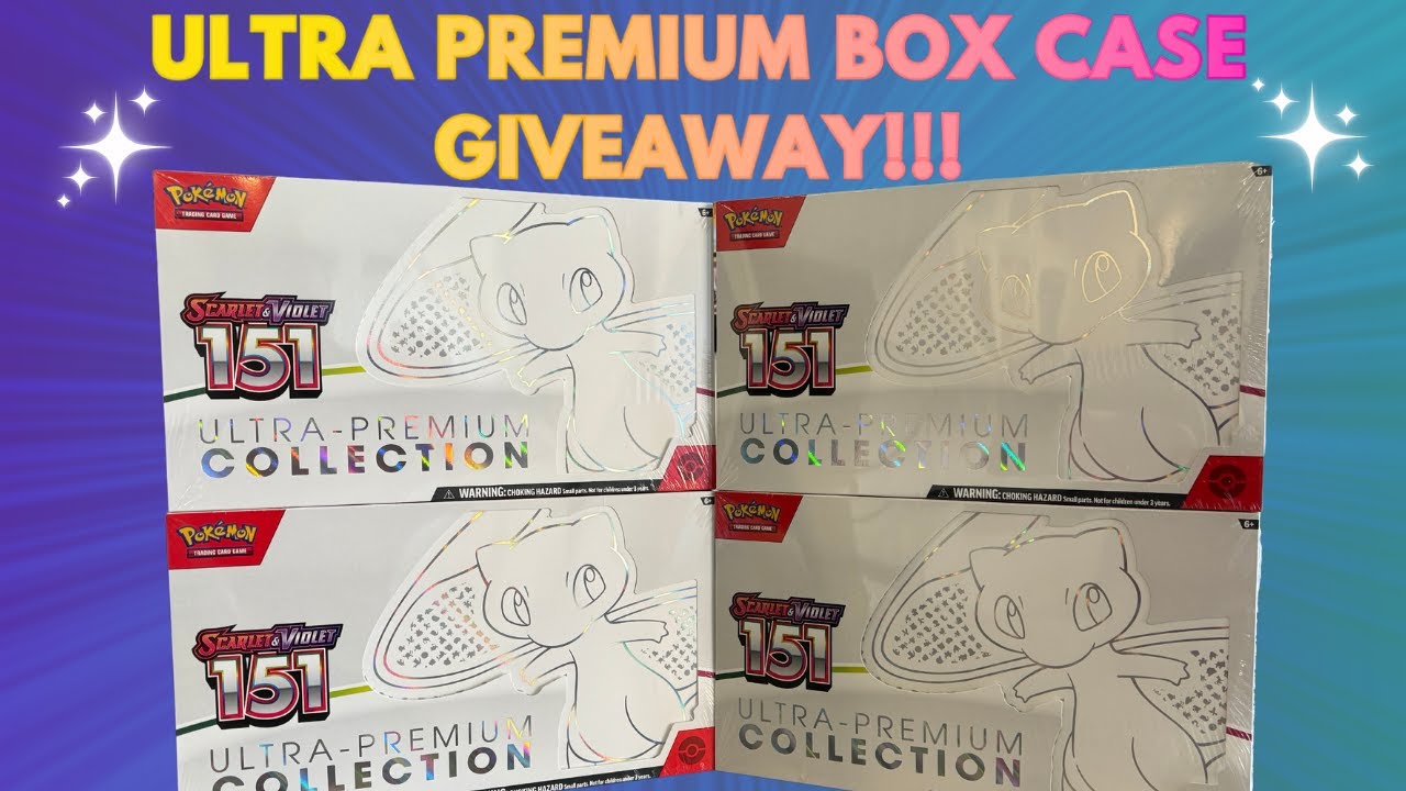 Opening a 4 Box Case of Pokemon Scarlet & Violet 151 Ultra Premium Collection : GIVING IT ALL AWAY