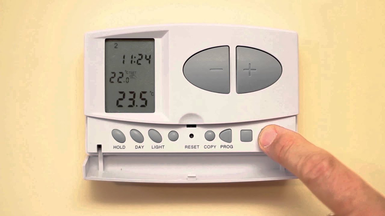 Computherm Q7 Q7RF Q8RF videobemutató - 08 A hőmérséklet időleges módosítása