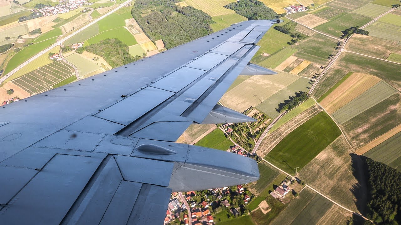 Blue Air Boeing 737-400 SUNNY EVENING LANDING at Munich Airport