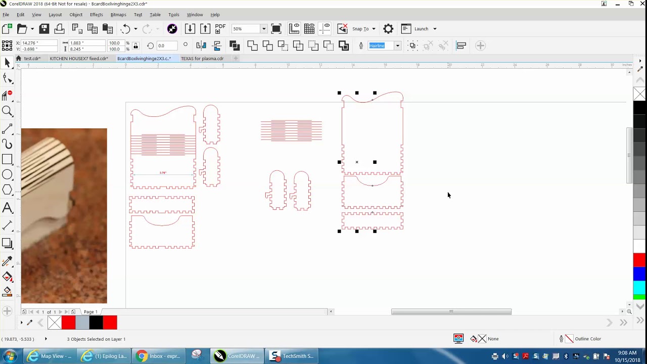 Corel Draw Tips & Tricks Change the size of a Finger Joint Box