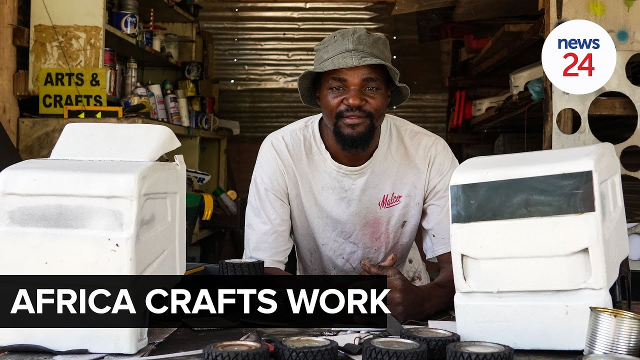 WATCH | From Scraps to Showpieces: A Hammarskraal artist is creating helicopters from scraps