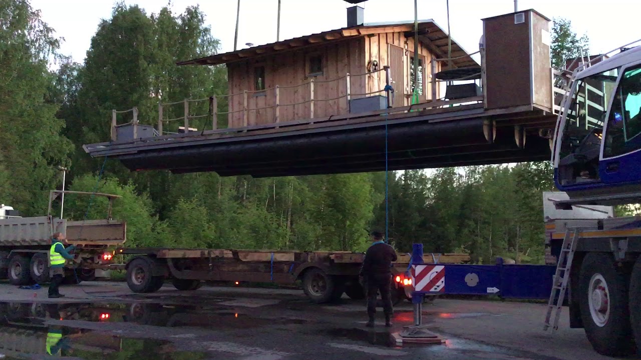 Sauna lautan nostoa #3