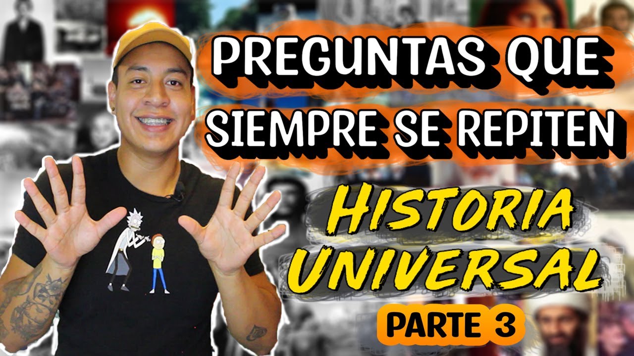10 Preguntas del EXAMEN UNAM que SIEMPRE se REPITEN |Historia Universal| Pte 3