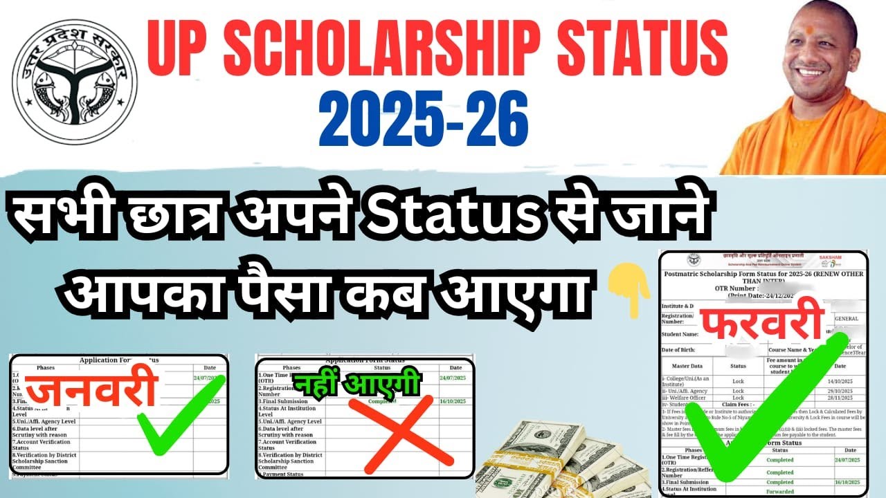 UP Scholarship Last Date Extended 2025| UP Scholarship Correction Date 2025| Income Correction ?