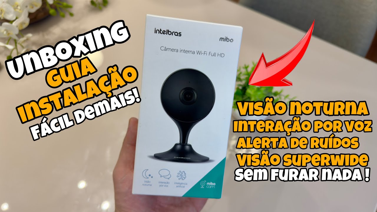 C&Acirc;MERA Intelbras IM3C Unboxing e Guia de instala&ccedil;&atilde;o COMPLETO - BARATINHA E F&Aacute;CIL DE USAR VEJA !