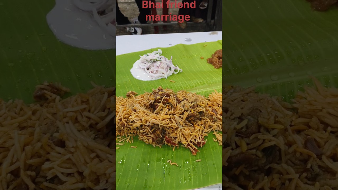 Bhai friend marriage #shortsfeed #muttonbriyani #tamilshorts #tamilfriends