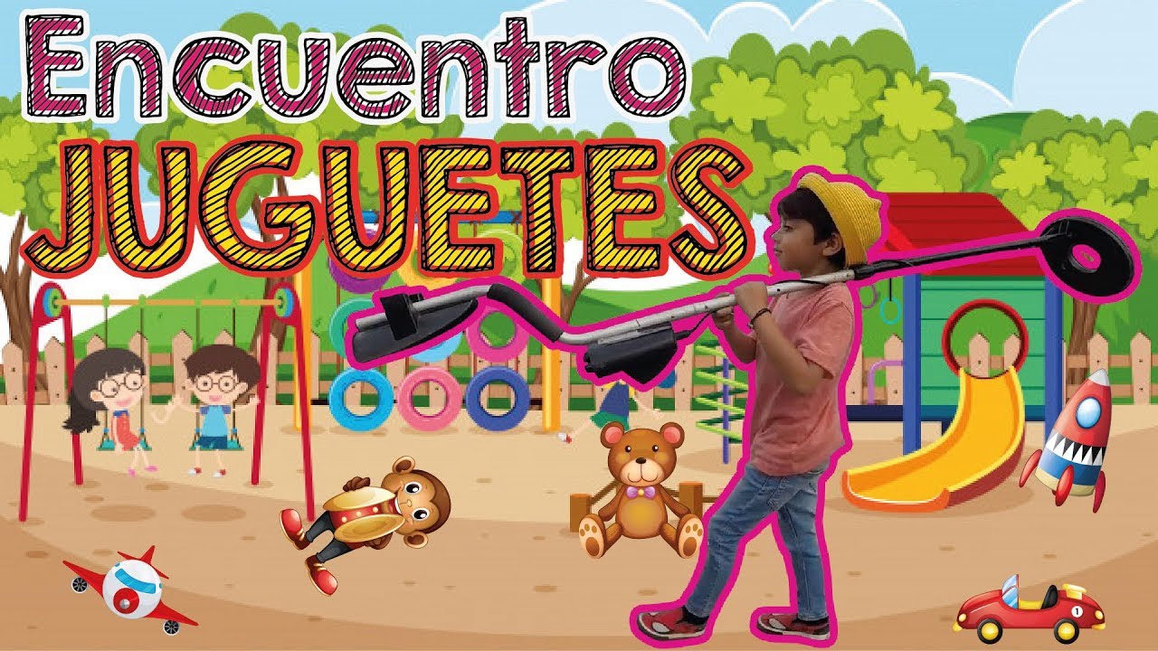 EXPLORACION EN ARENERO Y ENCUENTRO JUGUETES CON MI DETECTOR DE TESOROS