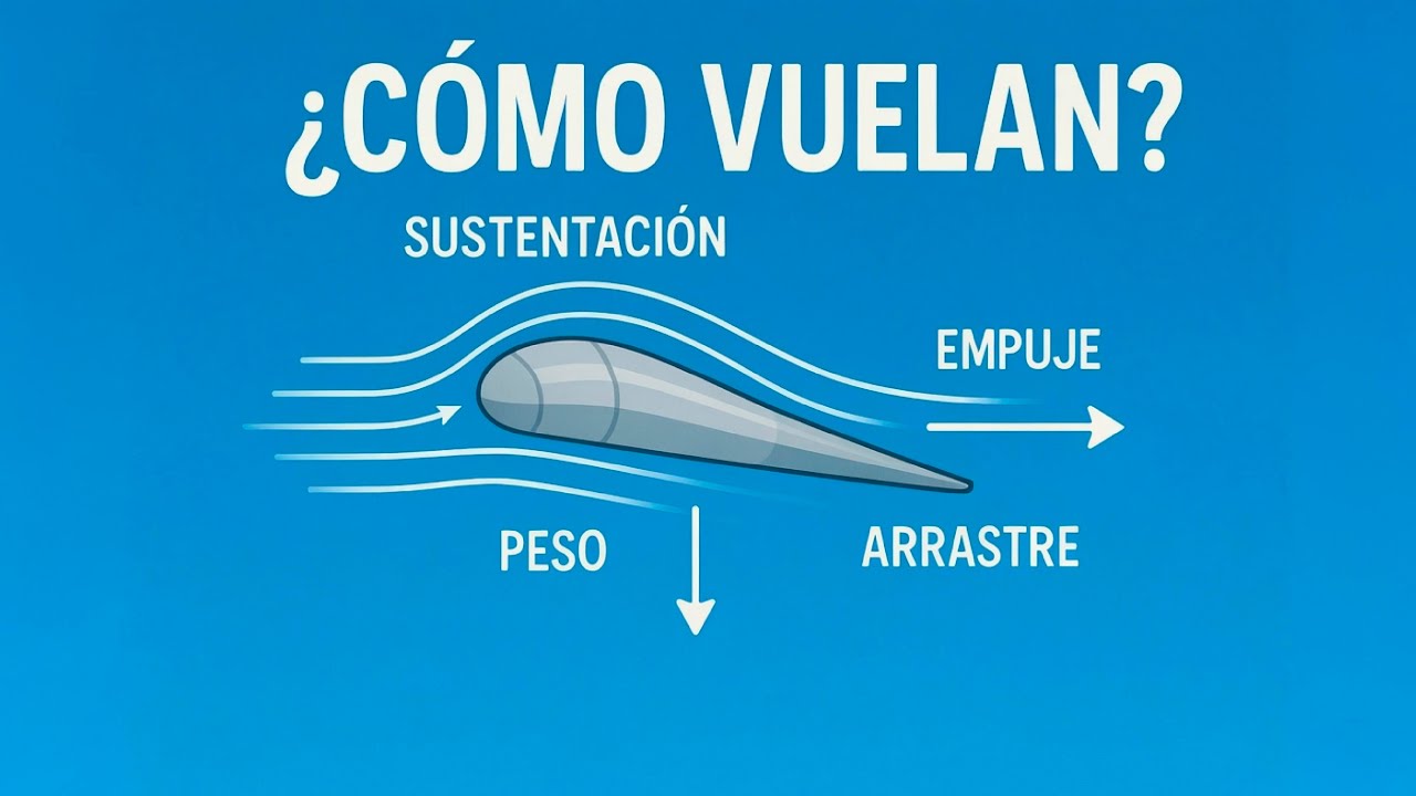 ¿Cómo vuelan los aviones?