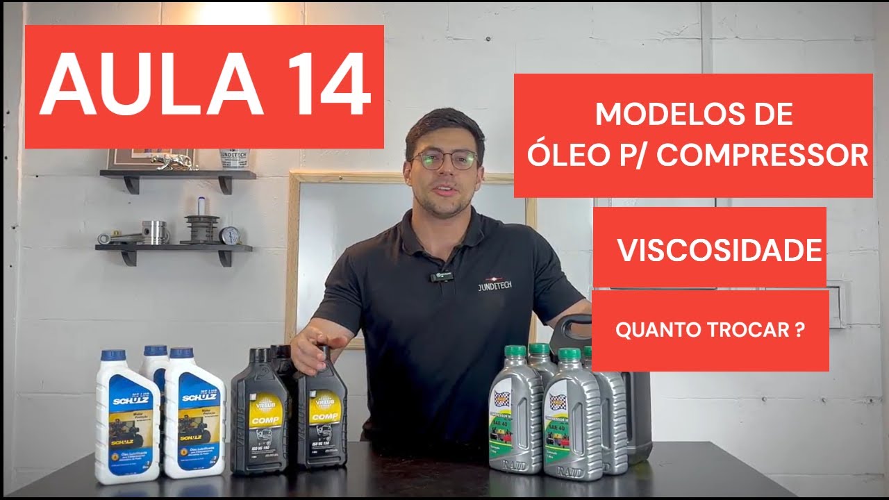 Aula 14 – Óleo para Compressores de Ar a Pistão: Tipos, Viscosidade e Troca Correta