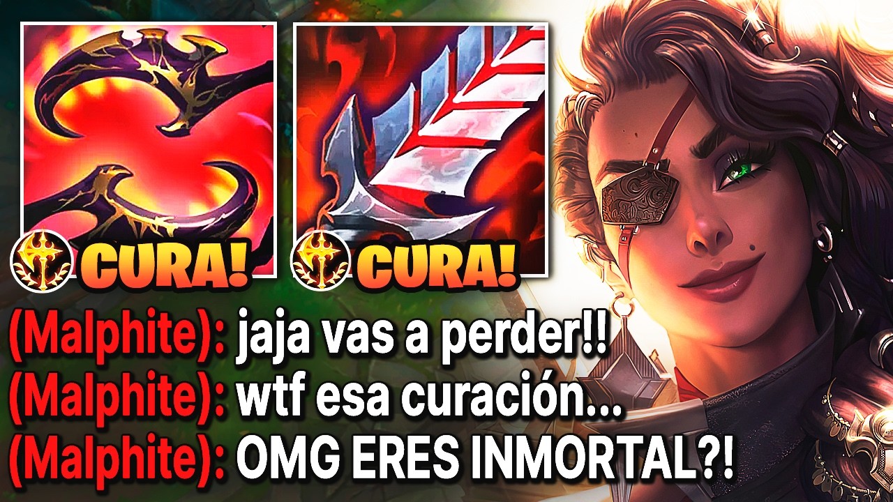 Samira pero cada básico la cura al 100% con omnivampirismo