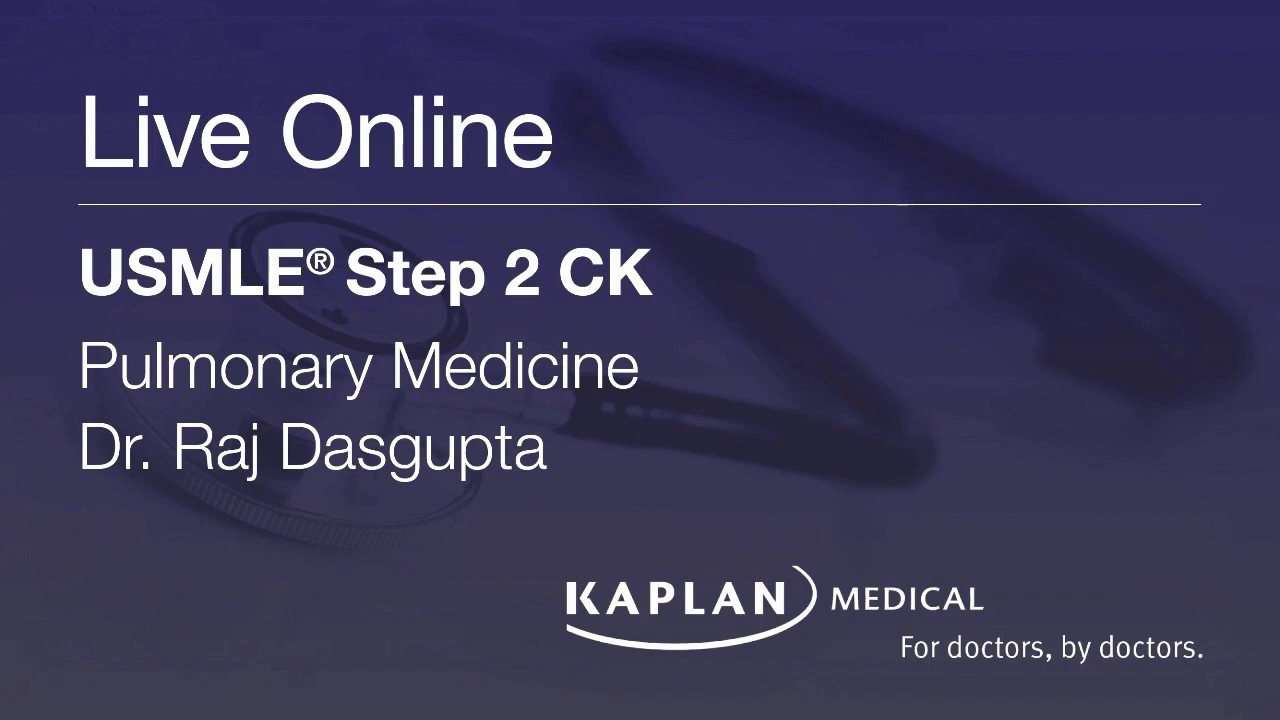 Step 2 CK Live Online: Pulmonary Medicine