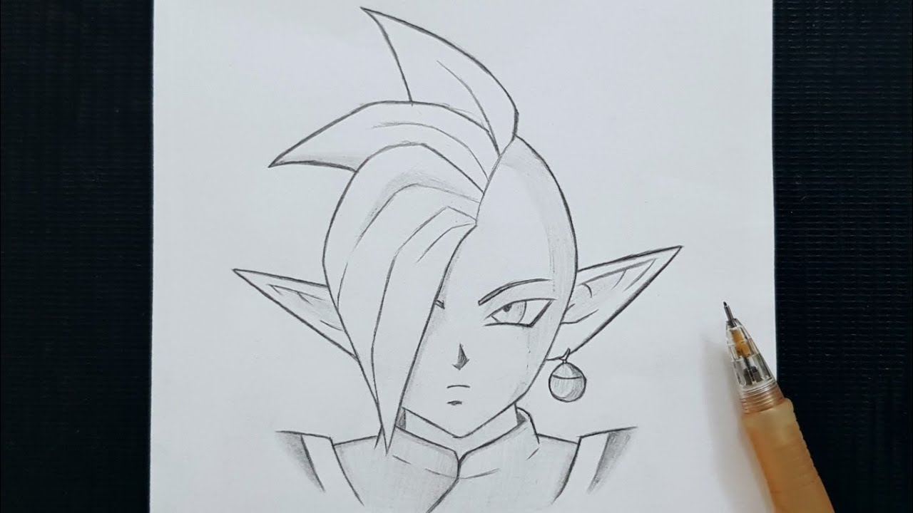 how to draw Zamasu ( Dragon Ball ) | Zamasu step by step | easy tutorial