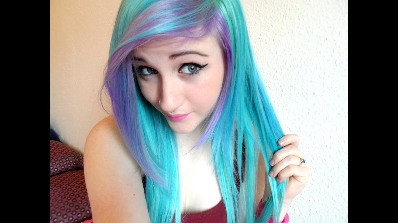 Dying My Hair Blue & Purple