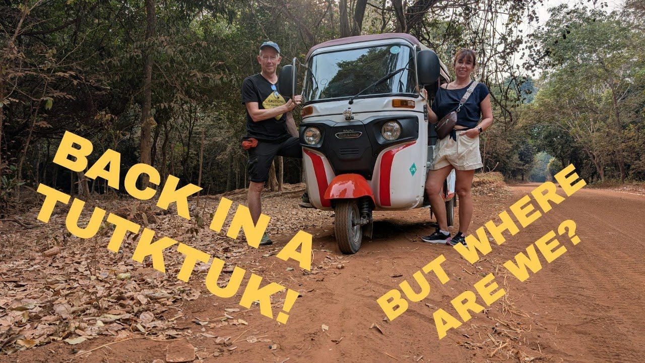 Tuktuk Cambodia: day 1. we collect our tuktuk from tuktukrental and start exploring Cambodia