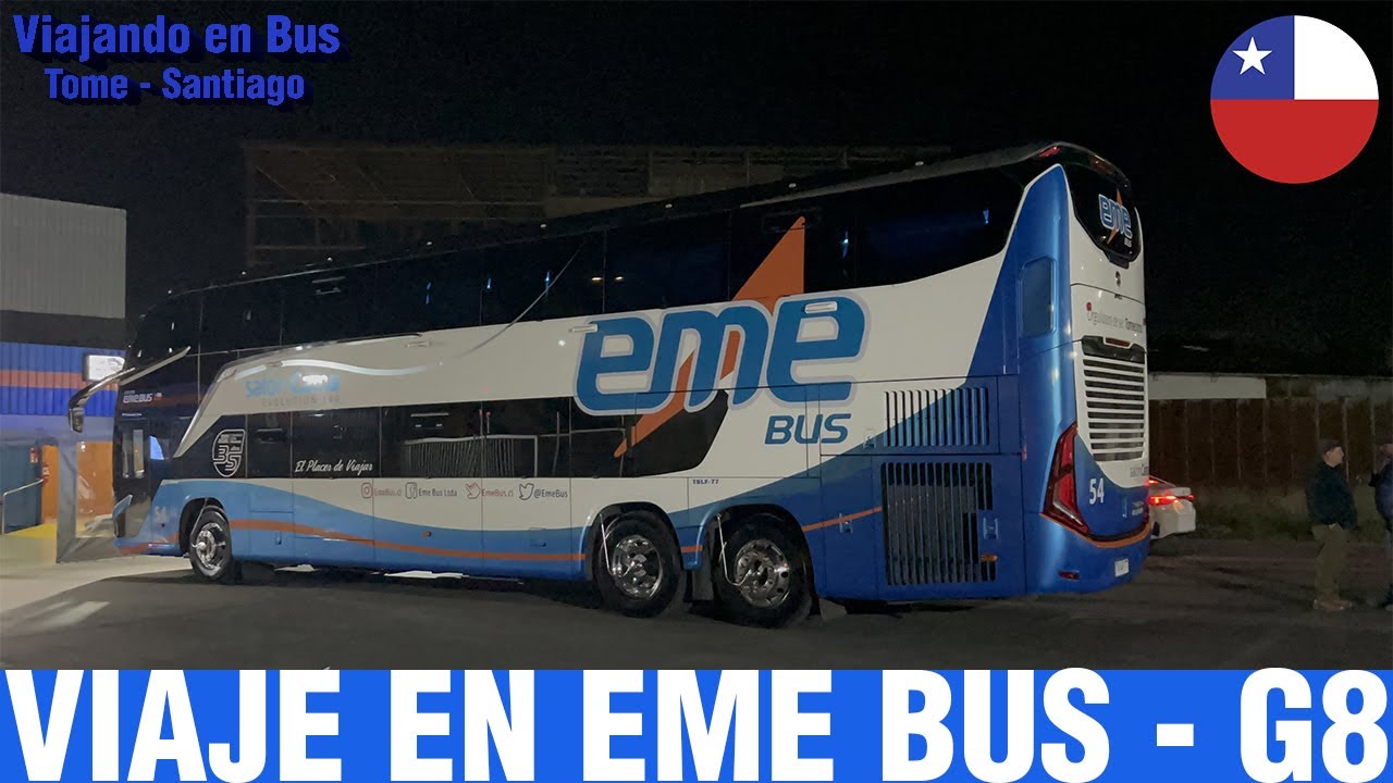 Viajando en Bus | Viaje en Eme Bus Tome - Santiago (Bus Salon Cama 160&deg;)