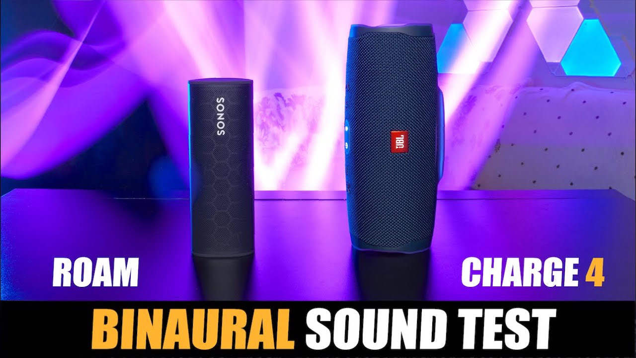 Sonos Roam vs JBL Charge 4 - CAN'T COMPARE! 🔥 BINAURAL Sound Comparison