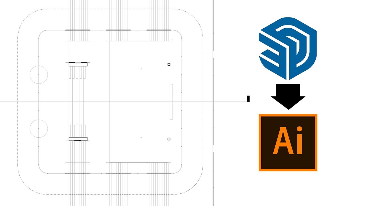 SketchUp - Plans + Sections in Adobe Illustrator