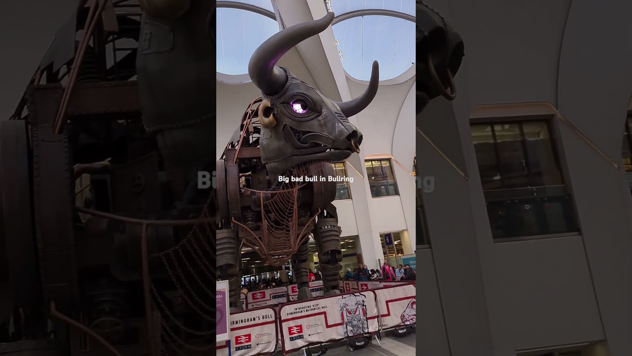Iconic Bull at Birmingham Bullring & Grand central 