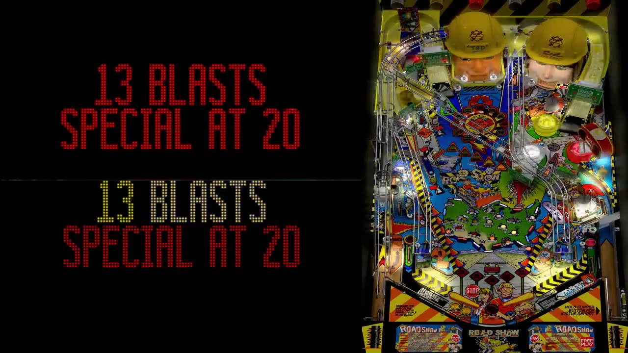 Red & Ted's Road Show (Williams 1994) Pin2DMD Colour DMD Beta Demo