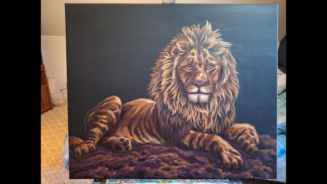 Painting a Lion - Final Layer