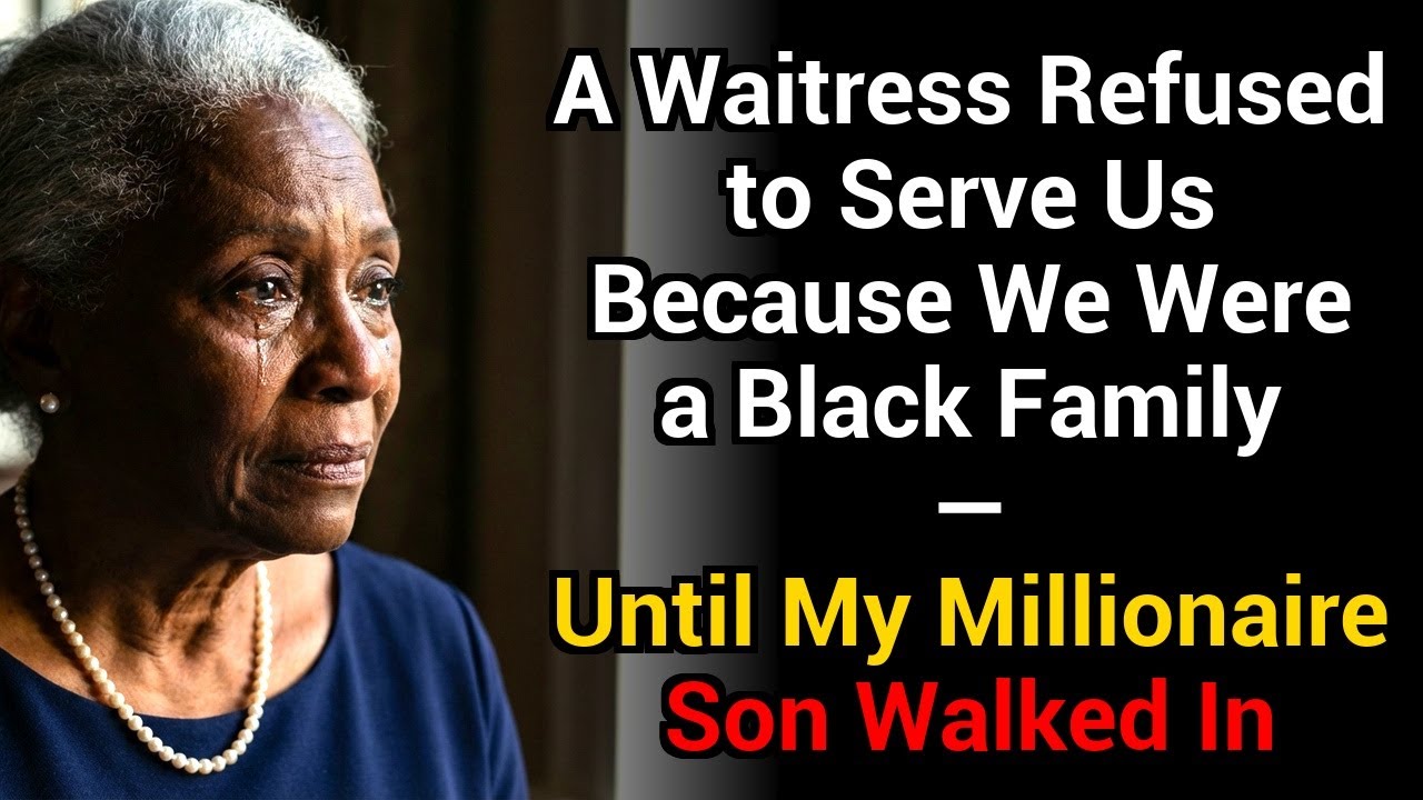A Waitress Refused to Serve Us Because We Were a Black Family — Until My Millionaire Son Walked In
