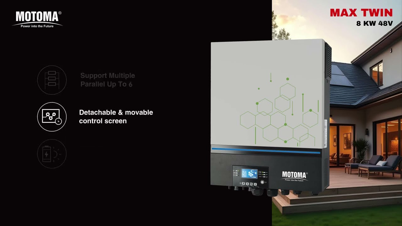 MPPT PV 8KW Solar Inverter 8000W On Off Grid 230V 220V 120A 150A RS485 CAN-BUS RS232 BMS Port SOC