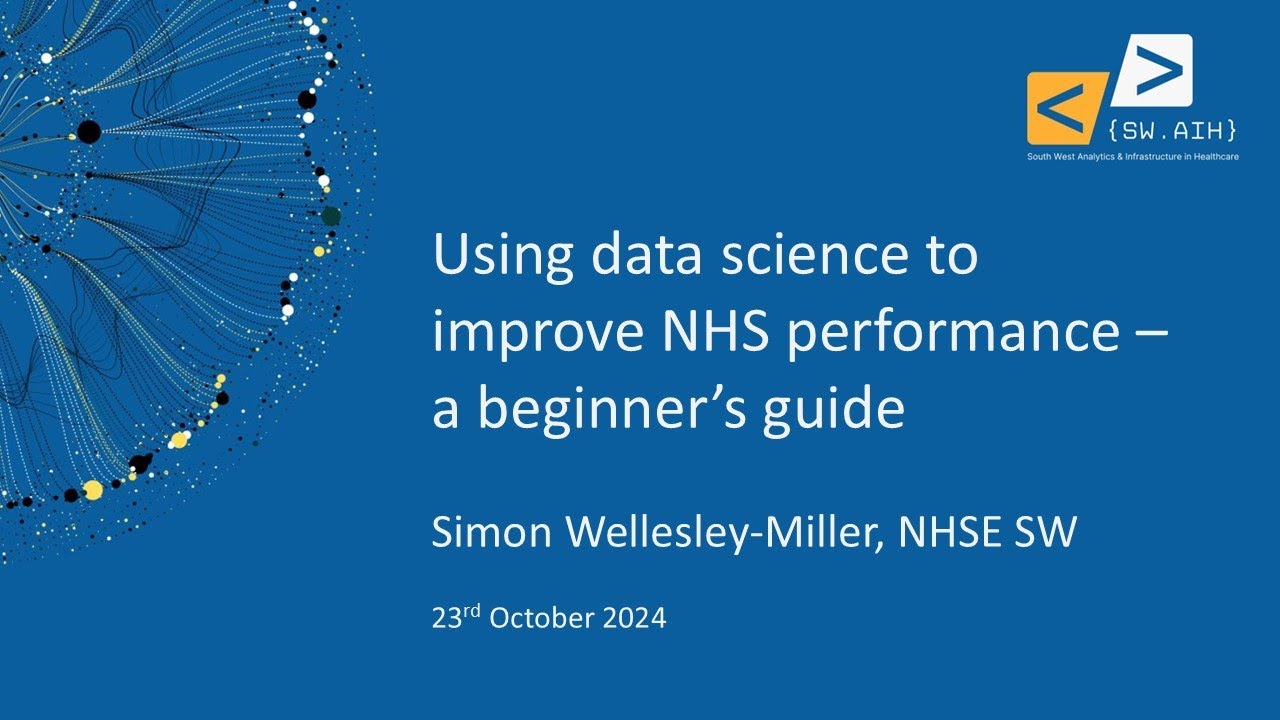 Data Science to improve NHS performance