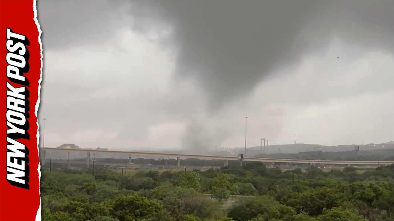 Wild Video Shows Tornado Traveling Along San Antonio Interstate