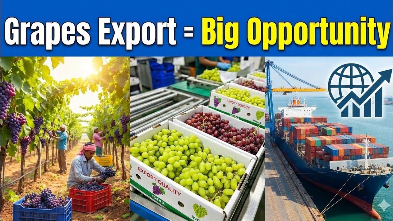 Grapes Export : Big Volume!🤫