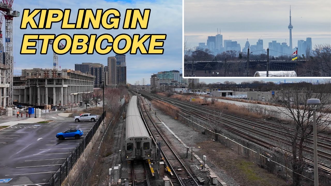 Etobicoke Around Kipling | West End Toronto Walk (April 2025)