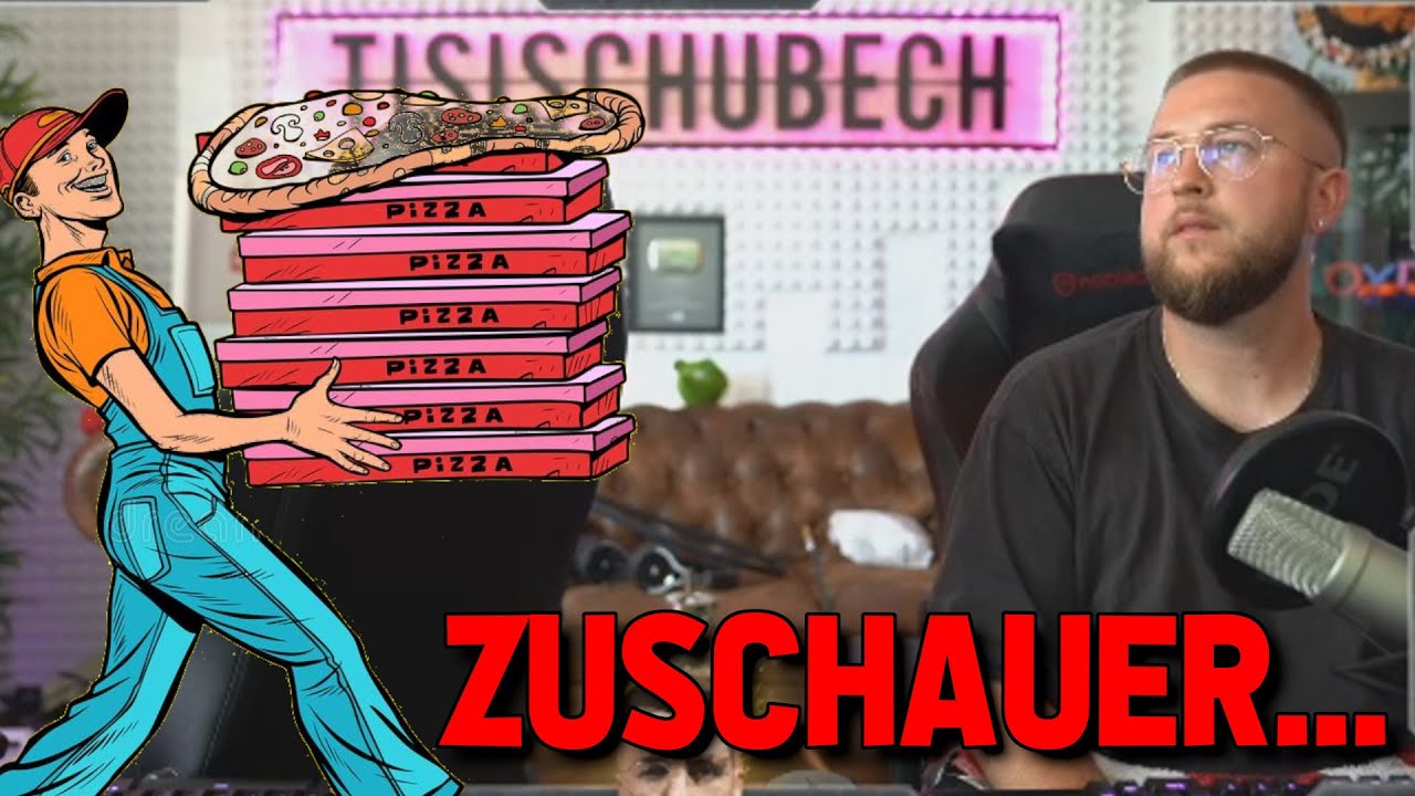 Zuschauer bestellen 2x LIVE im STREAM ESSEN ans STUDIO 😱 Tisi Schubech Stream Highlights