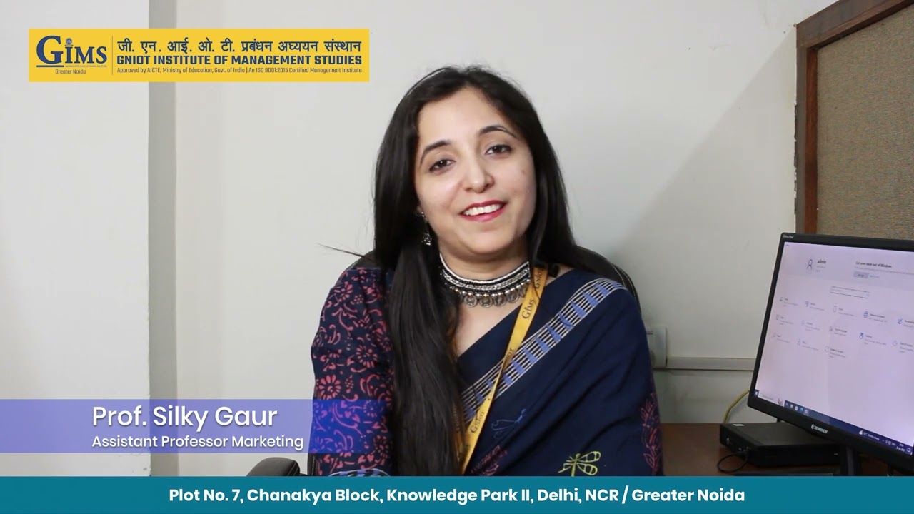 Prof. Silky Gaur, Assistant Professor | The Orientation Program 2023.