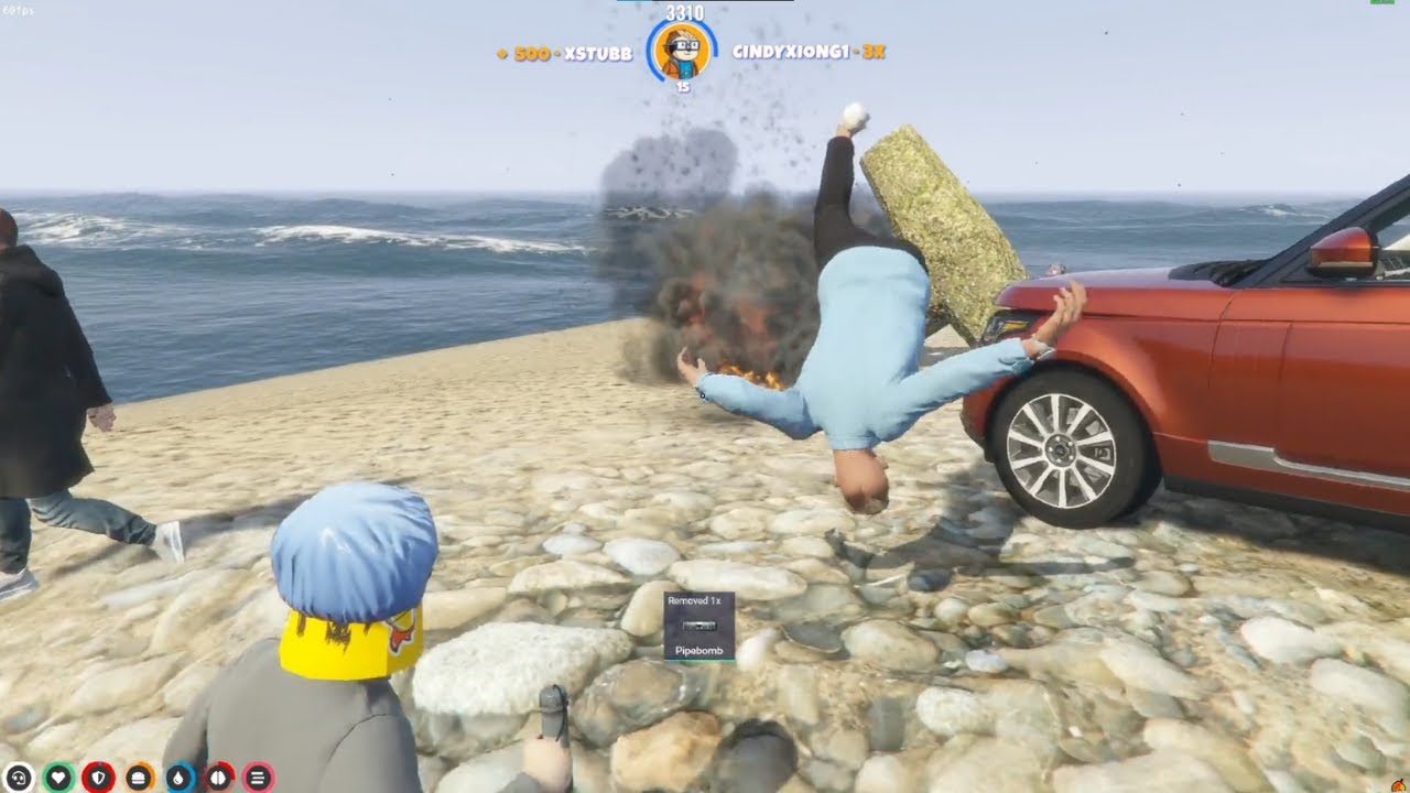 Francis gets teleported by Sinncere and pipes bomb him | NoPixel GTA RP