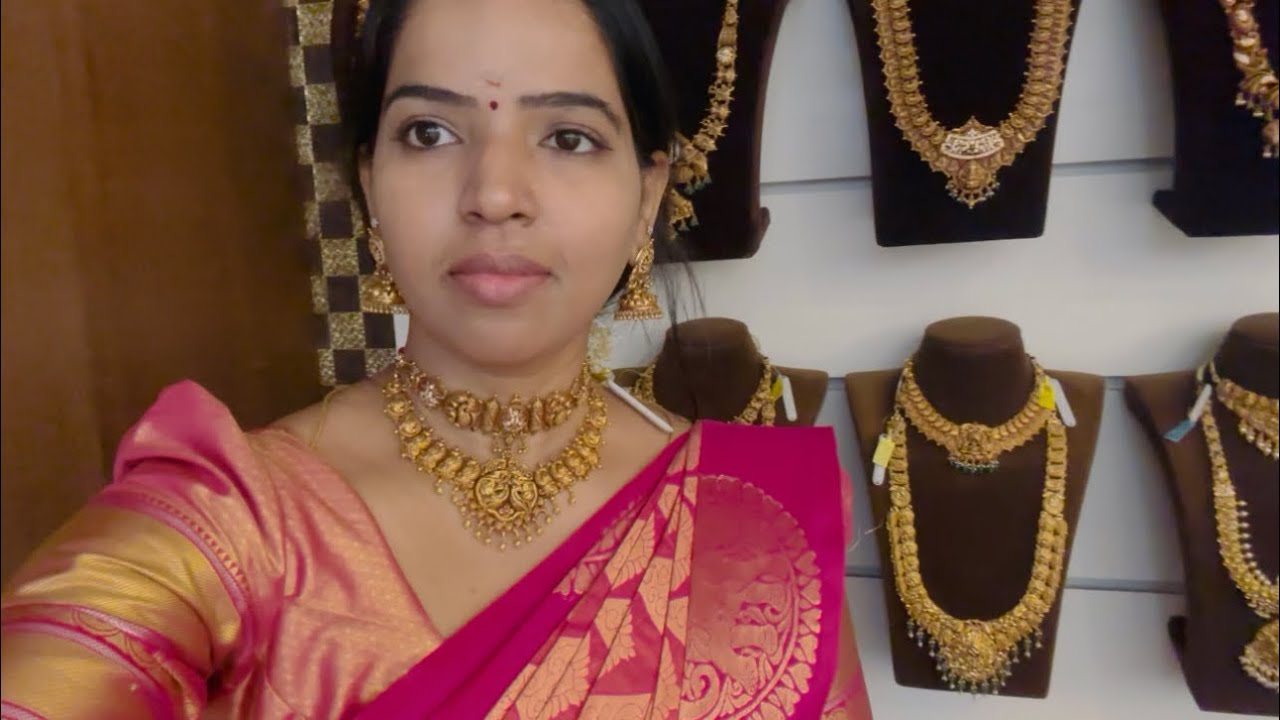 3g Gold Necklace Choker | Antique Light weight Necklace 3 in 1 New Designs | Online Available