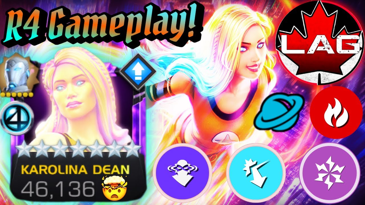 CRAZY 7🌟 Демонстрация игрового процесса Каролины Дин в R4! Поля сражений: ЯДЕРНАЯ бомба! Убийца б...