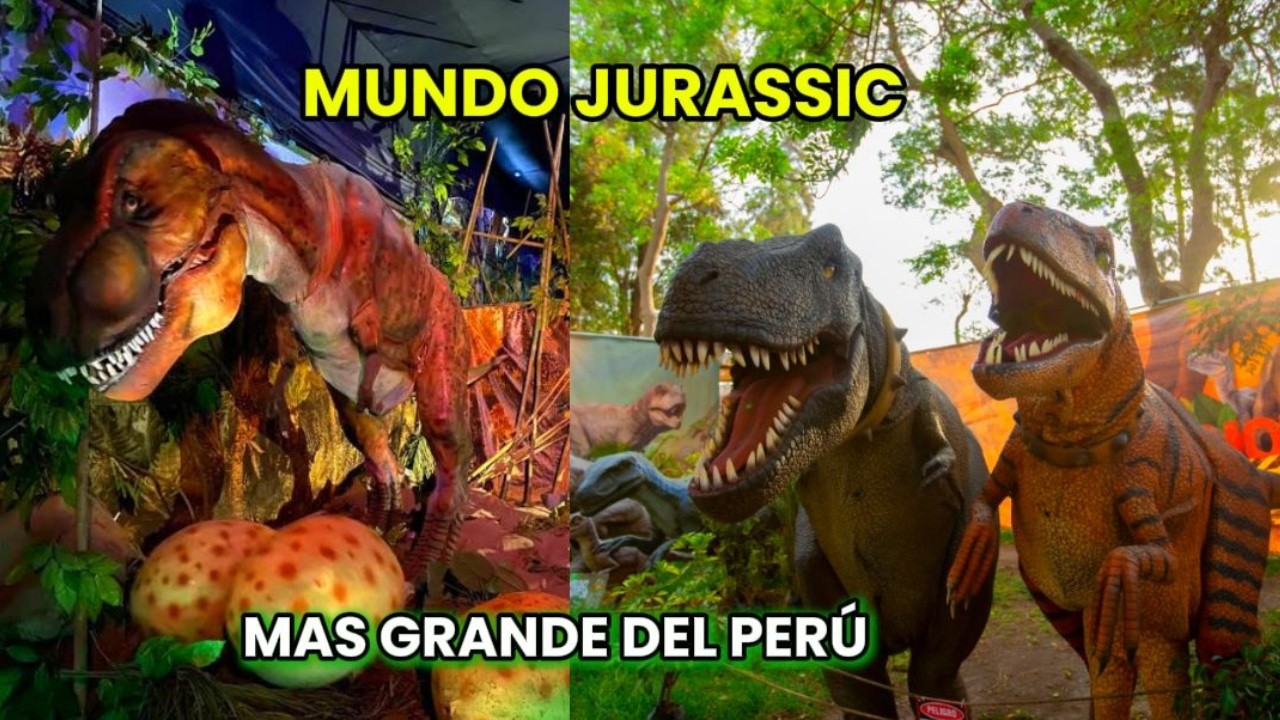 Mundo Jurassic Mas Grande del Per&uacute; 👁- Demostrando que los Dinosaurios si EXISTIERON en el Per&uacute;