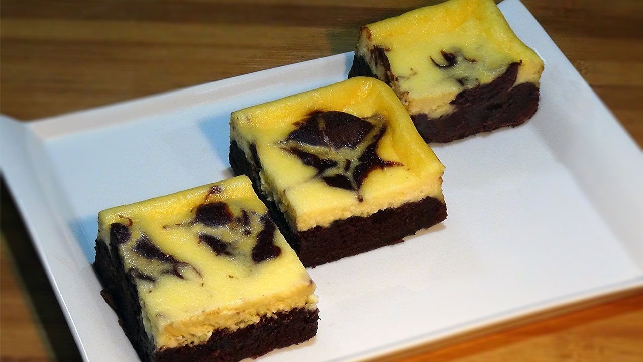 Receta Brownie cheesecake - Recetas de cocina, paso a paso, tutorial. Loli Domínguez.