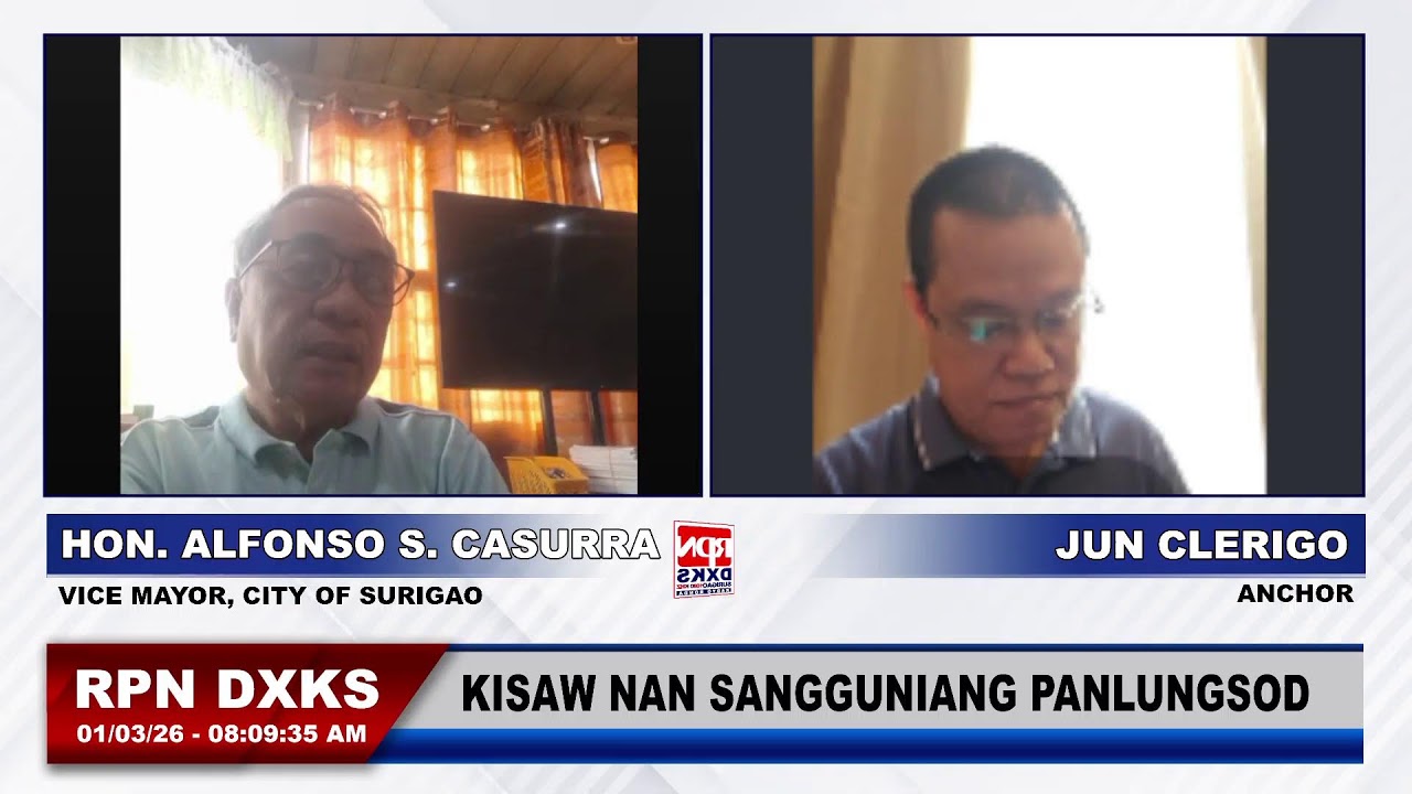 KISAW NAN SANGGUNIANG PANGLUNGSOD | January 03, 2026