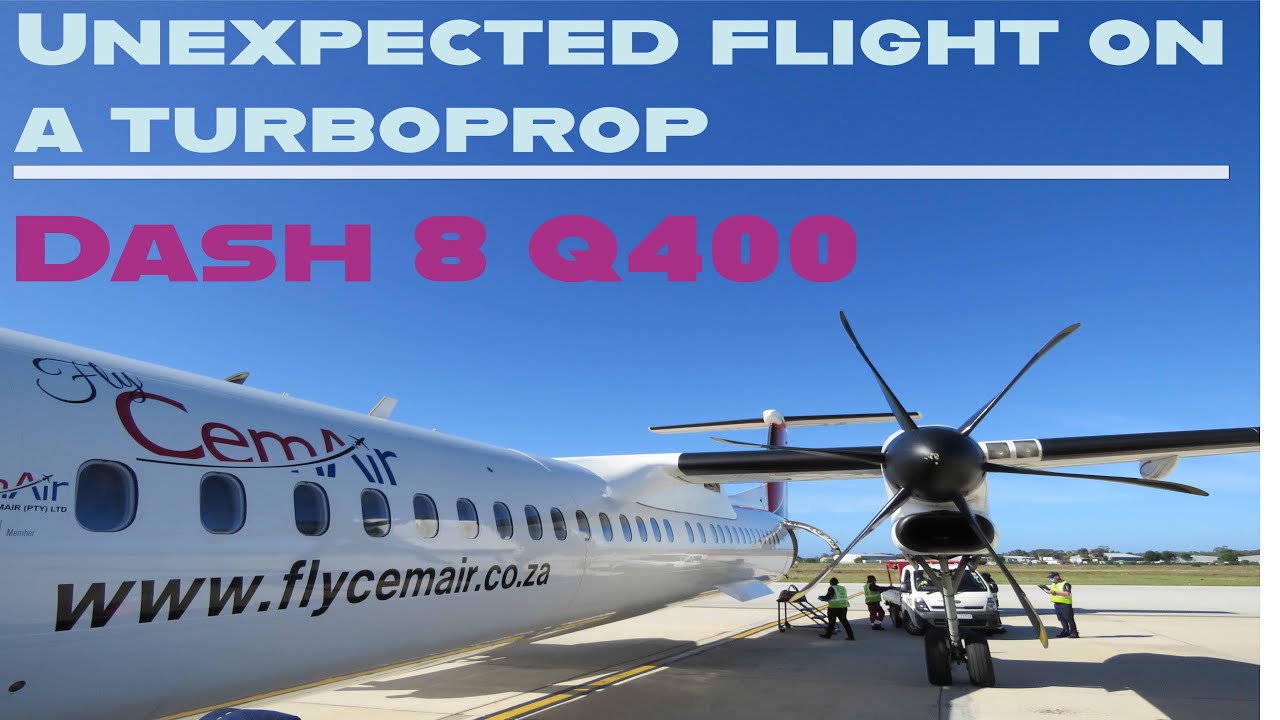 CemAir 5Z1141 - Port Elizabeth to Johannesburg O.R Tambo - Bombardier Dash 8 Q400 - ECONOMY