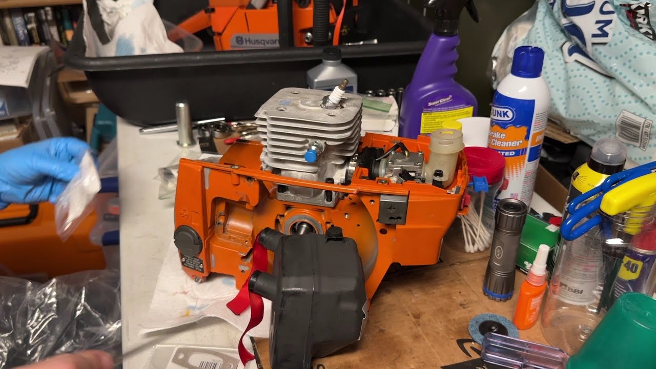 Part 13 Husqvarna 395 XP Rebuild - Cylinder Piston & Carburetor Install