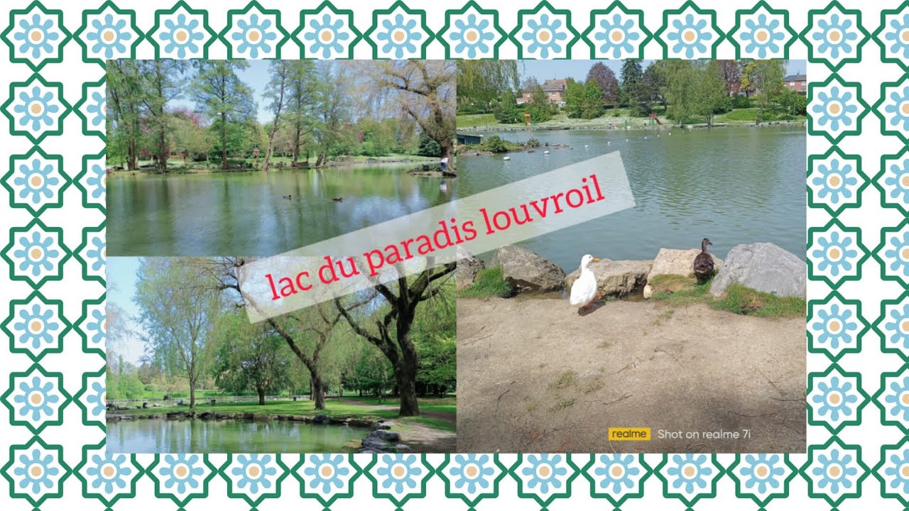 اجيوا تفوجو معايا في هاد الطبيعة الجميلة.Le lac du paradis a Louvroil Nord de France