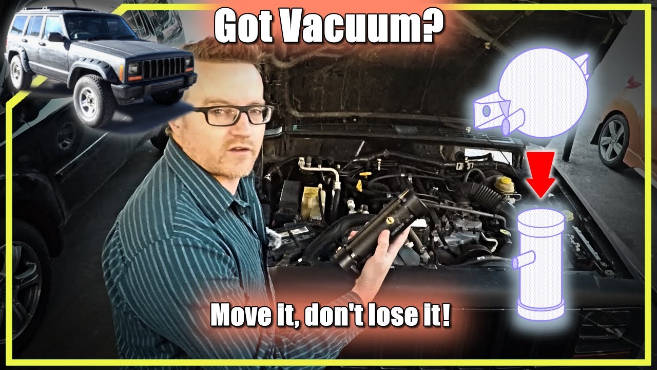 projectXJ: Vacuum reservoir rebuild & relocate ('97-01 Jeep Cherokee XJ)