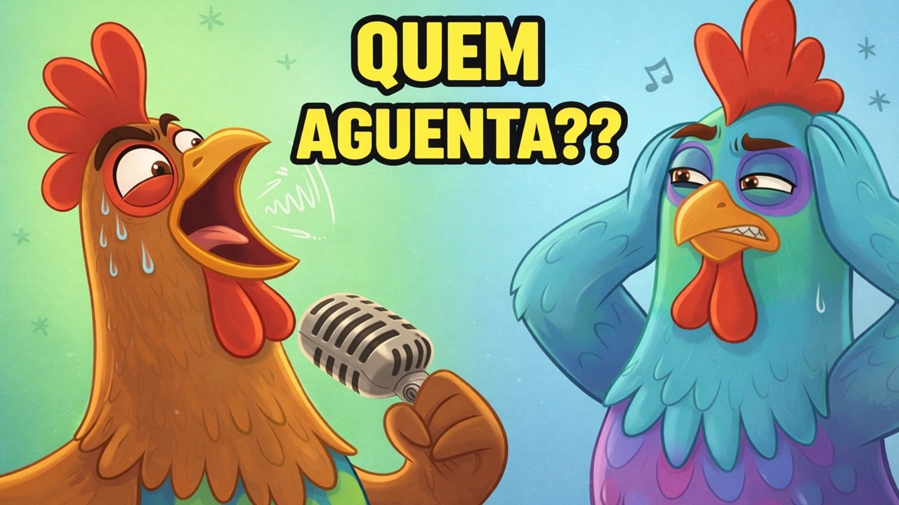QUE BARULHO É ESSE? 🐔😂 | Galinha Cantora | Música para Crianças