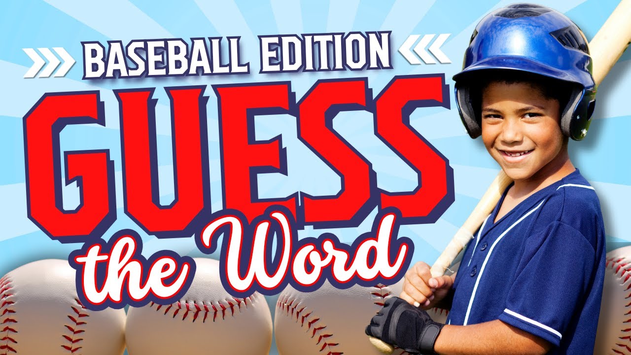 Guess the Word | Baseball Fun | Compound Words | Game for Kids | Learn & Play | Baseball Word Game