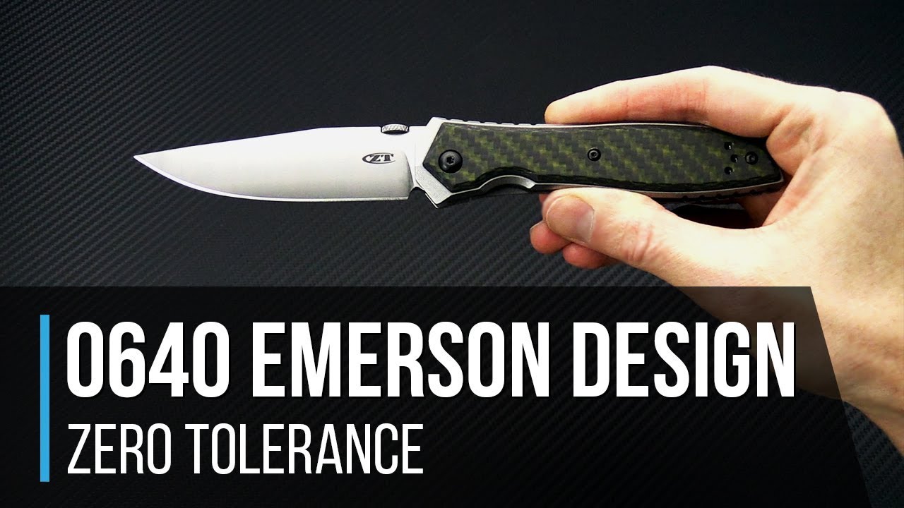 Zero Tolerance 0640 20CV Carbon Fiber Emerson Design Overview
