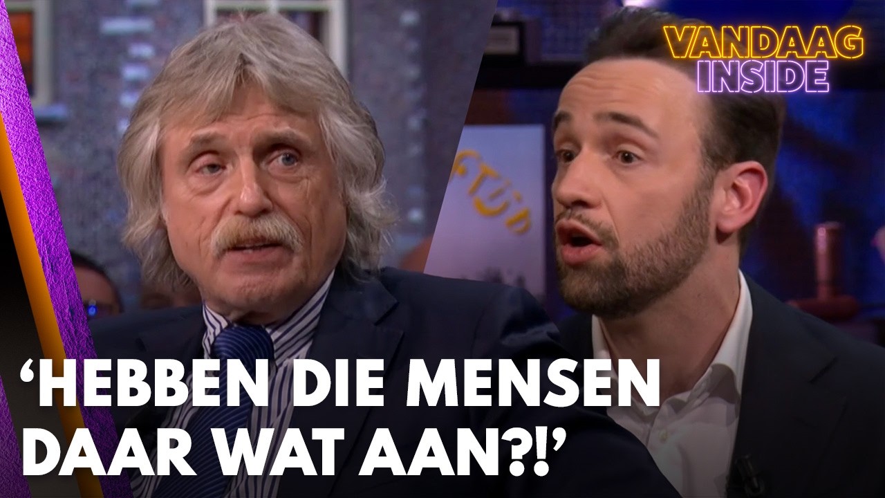 Johan Derksen tegen staatssecretaris: 'Hebben mensen die naar de voedselbank gaan daar wat aan?!'