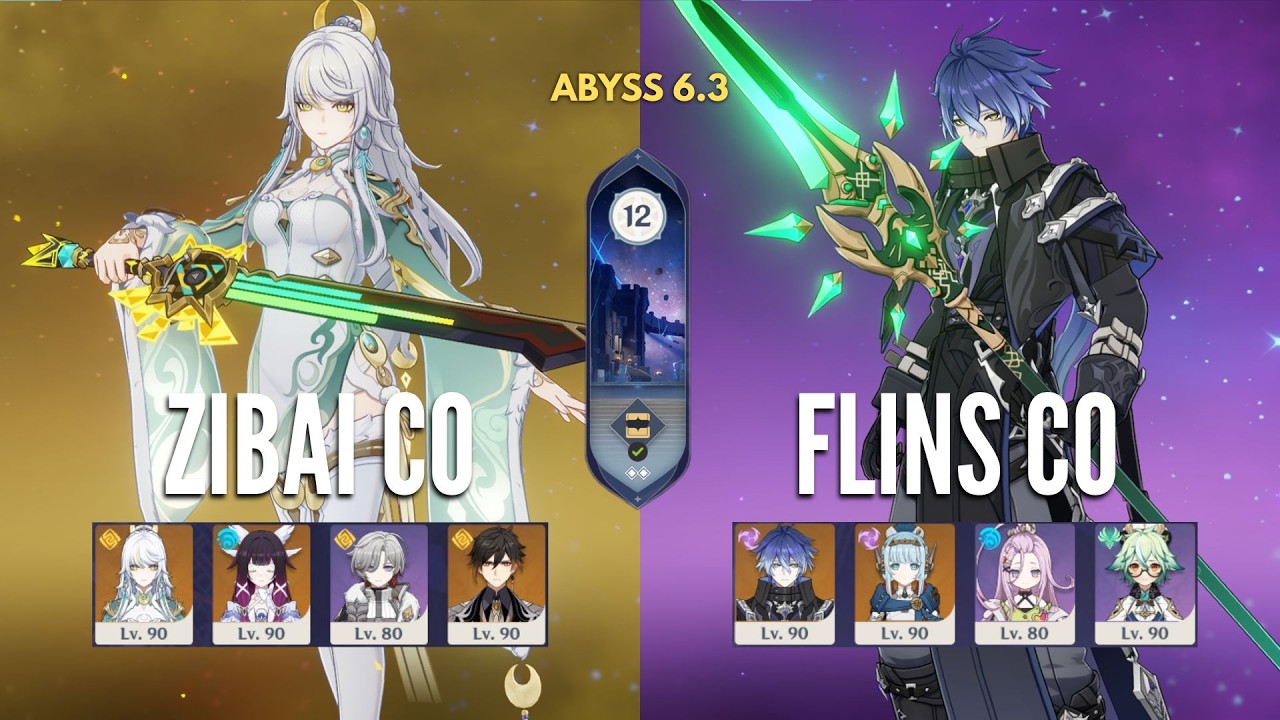 Spiral Abyss 6.3 | ZIBAI & FLINS TEAM!