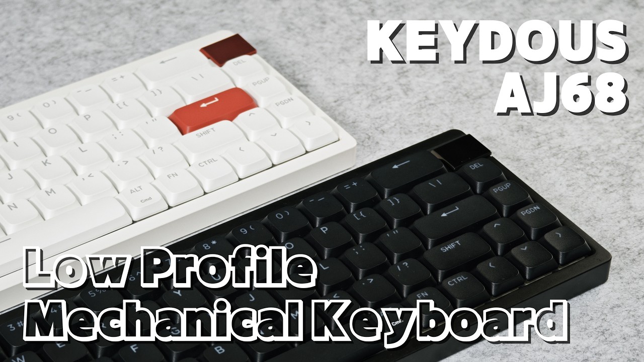 얇고 좋은 키보드의 매력 KEYDOUS AJ68 로우프로파일 기계식 키보드 @Keydous Keyboard