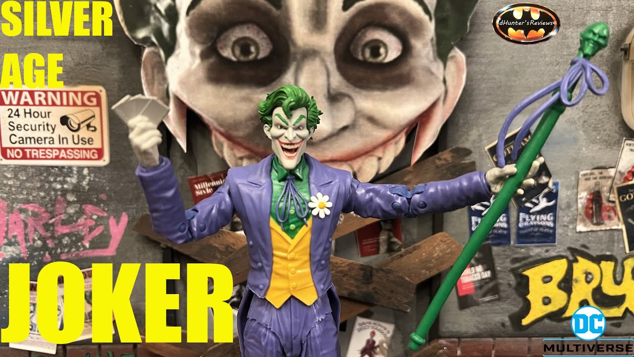 Обзор и сравнение фигурки Джокер Серебряного века DC Multiverse Джокер Макфарлейн (NFT)